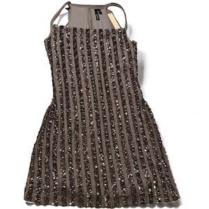 Speechless A line  gold sequined party dress . Size 3
